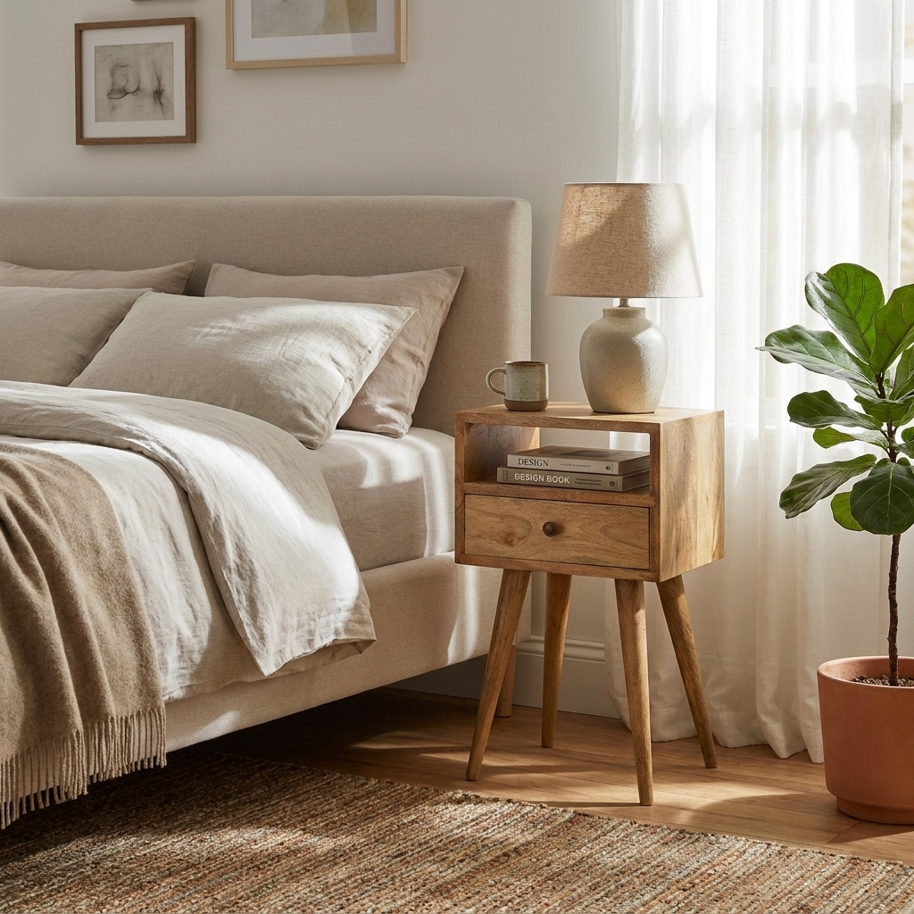 Mini Oak-ish Nightstand