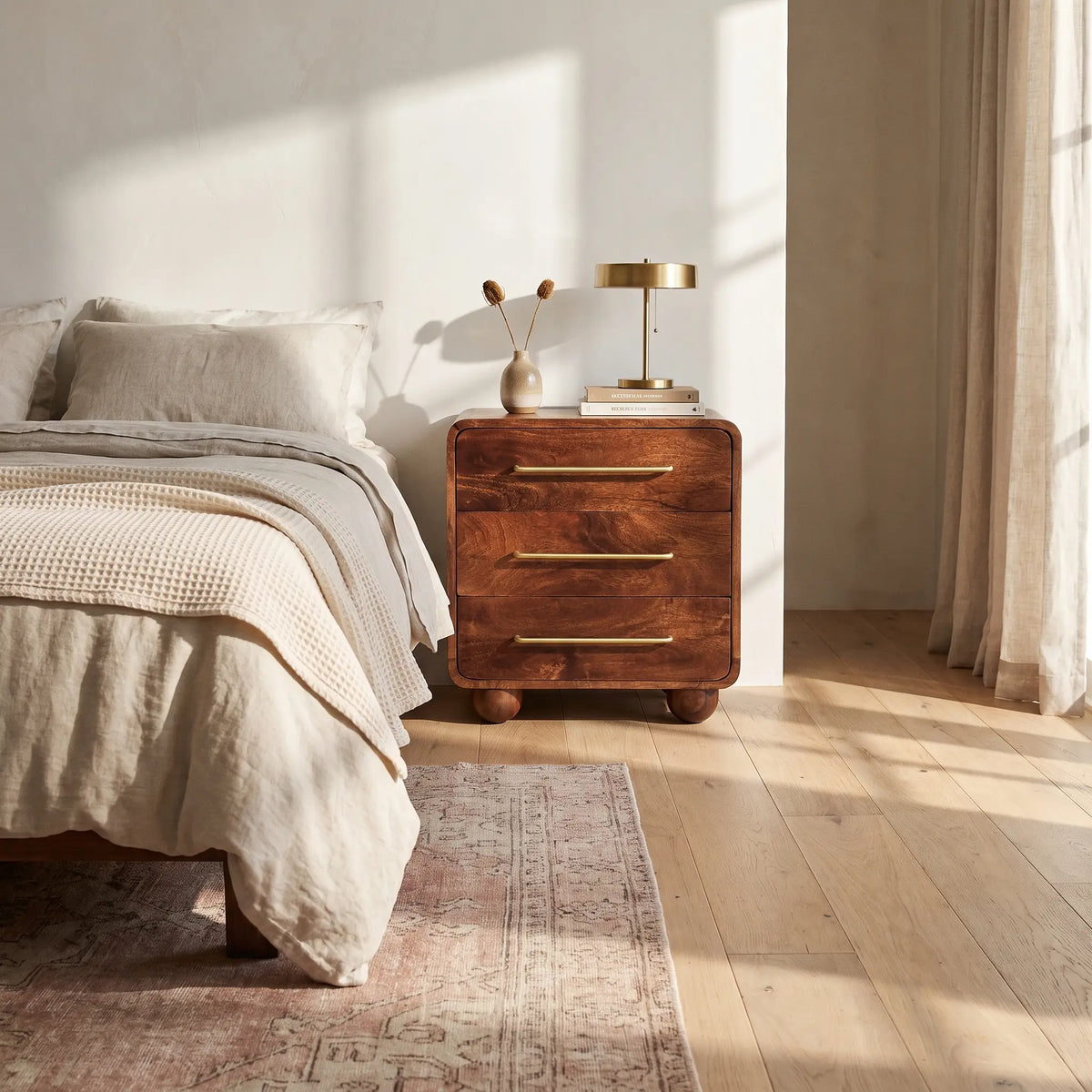 3-Drawer Rounded Chest