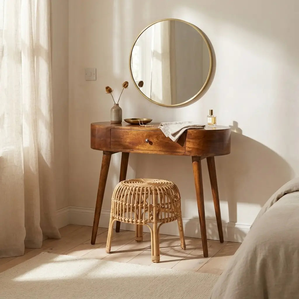 Chestnut Solid Wood Nordic Console
