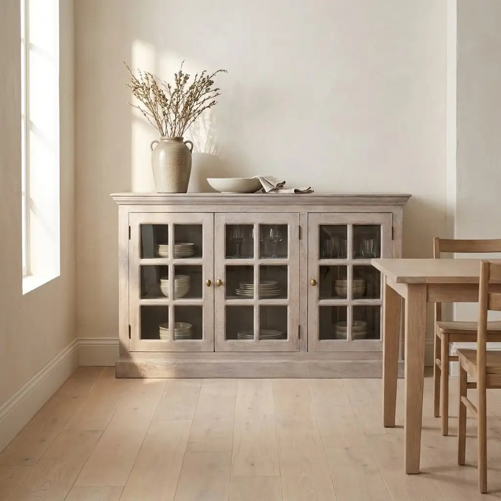 Stone Wash Triple Glazed Cabinet