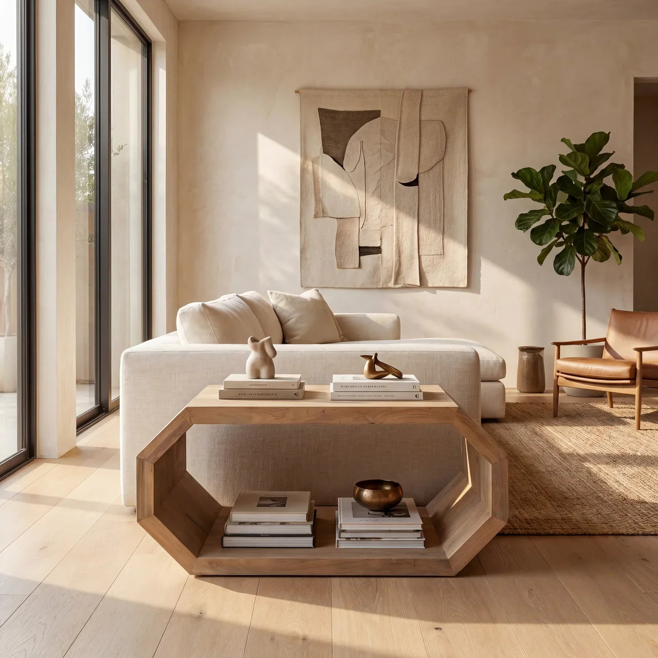 Hexagonal Coffee Table