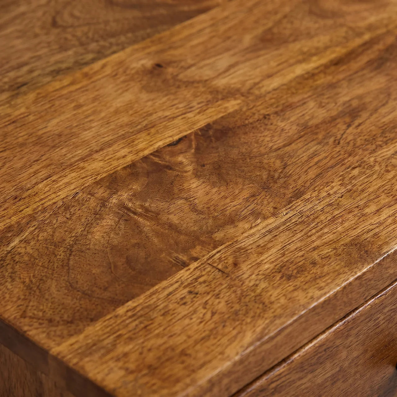 Mini 2 Drawer Chestnut nightstand