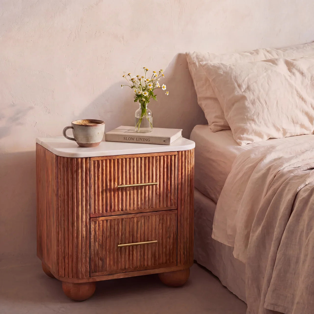 Aurora Marble Nightstand