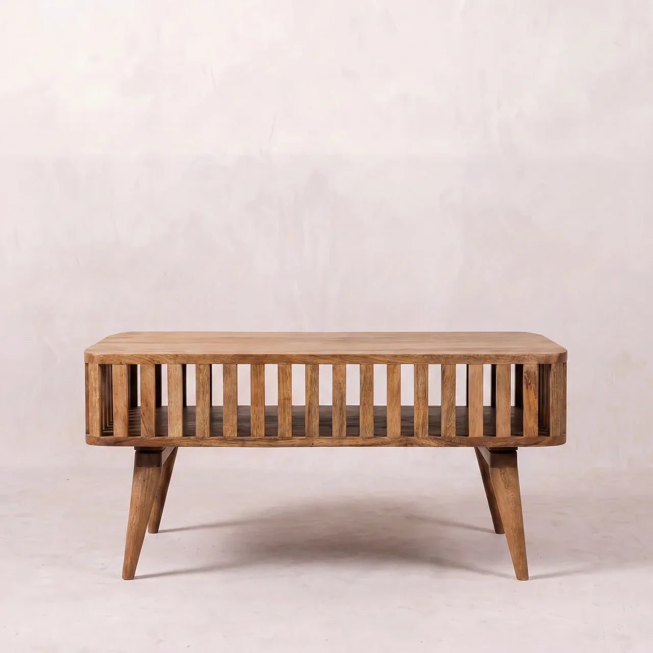 Slatted Oak-ish Coffee Table