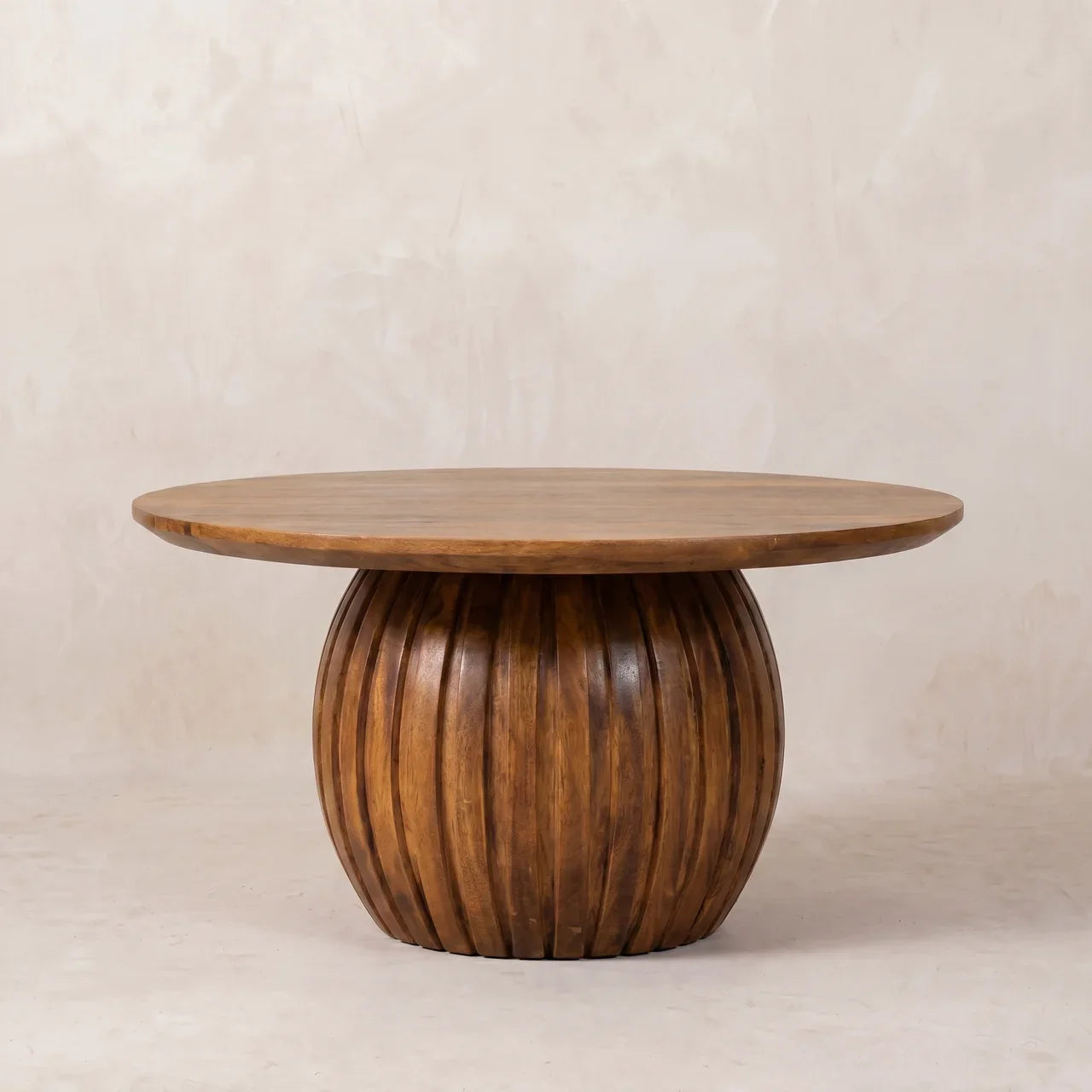 Round Fluted Coffee Table