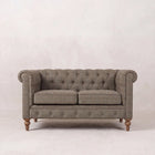 Multi Tweed 2 Seat Chesterfield