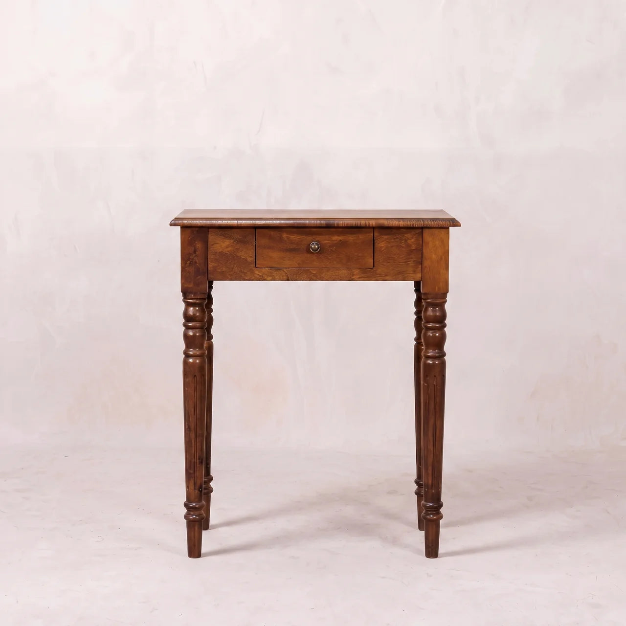 Chestnut Turned Leg Writing Desk