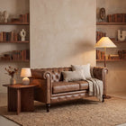 Buffalo Leather Chesterfield