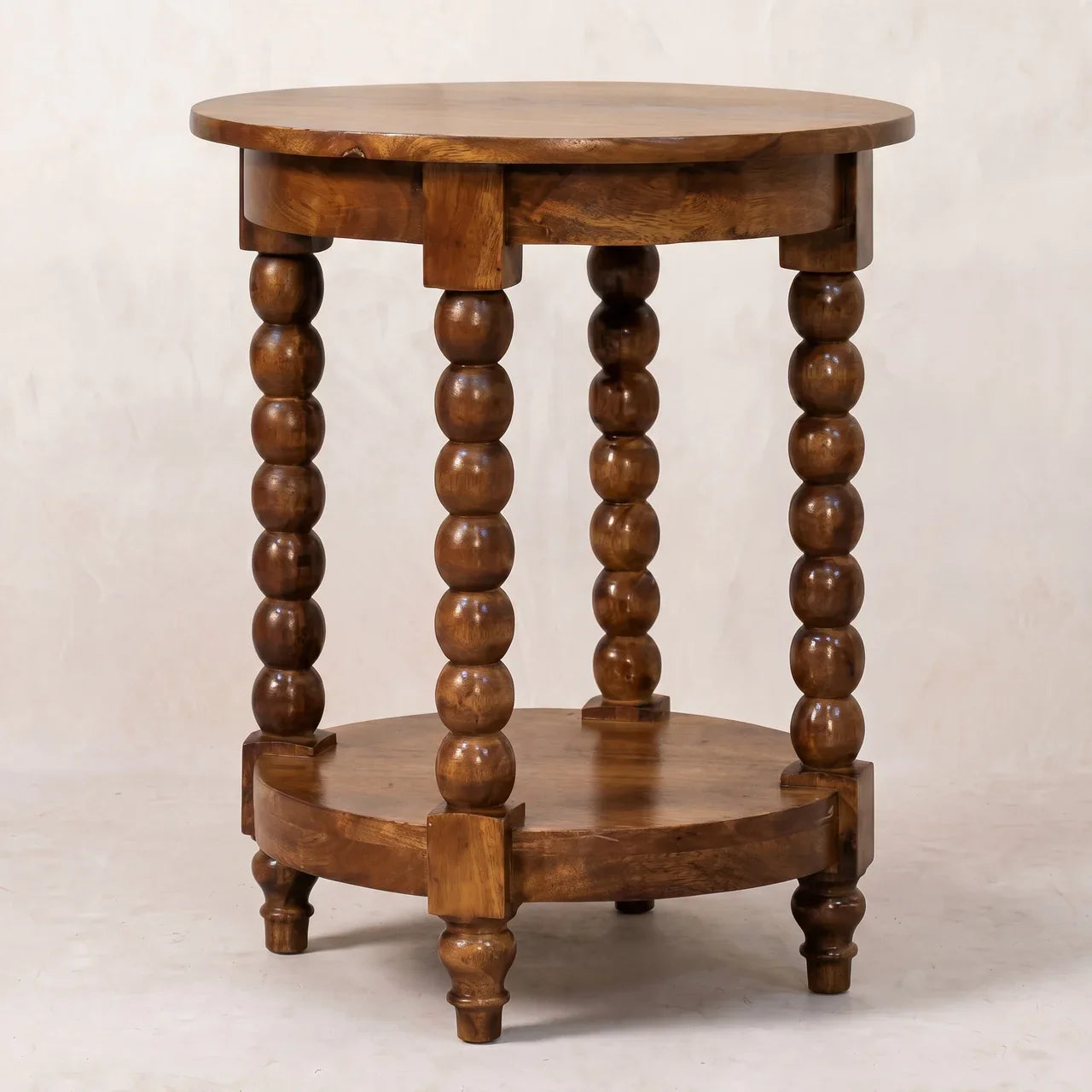 Spindle Round Side Table