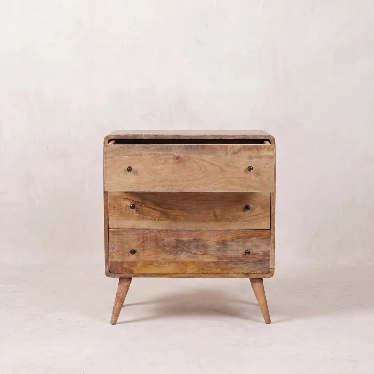 Curved Oak-ish Chest