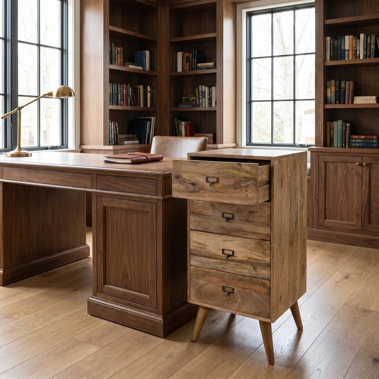 Oak-ish Filing Cabinet