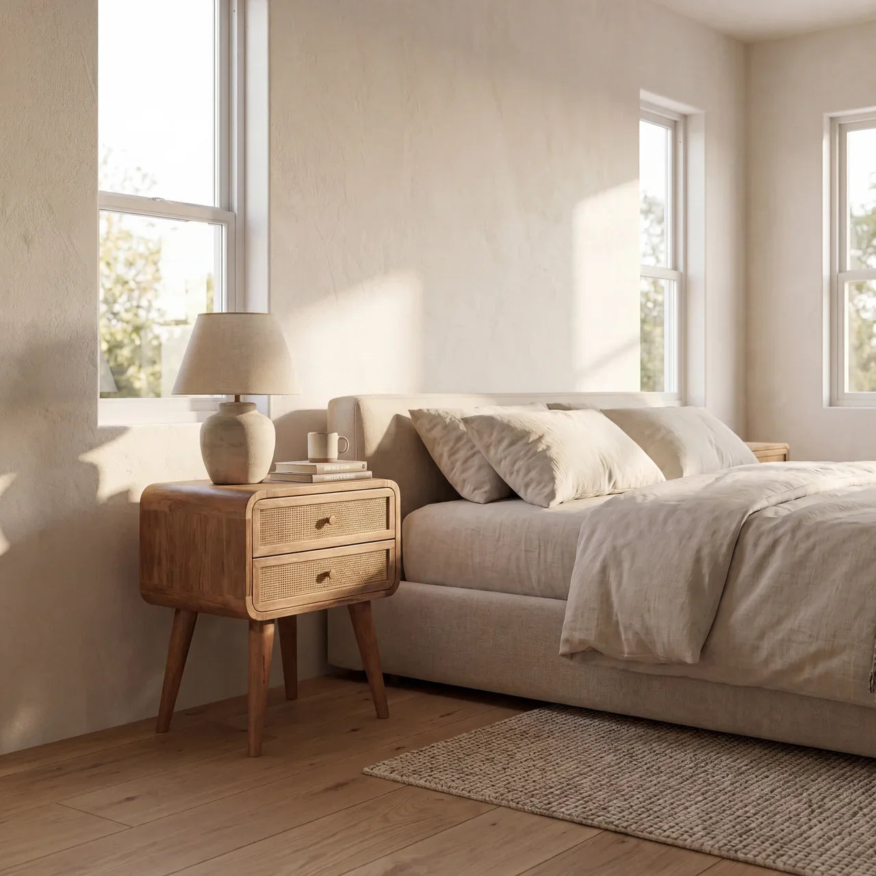Close-knit 2 Drawer nightstand