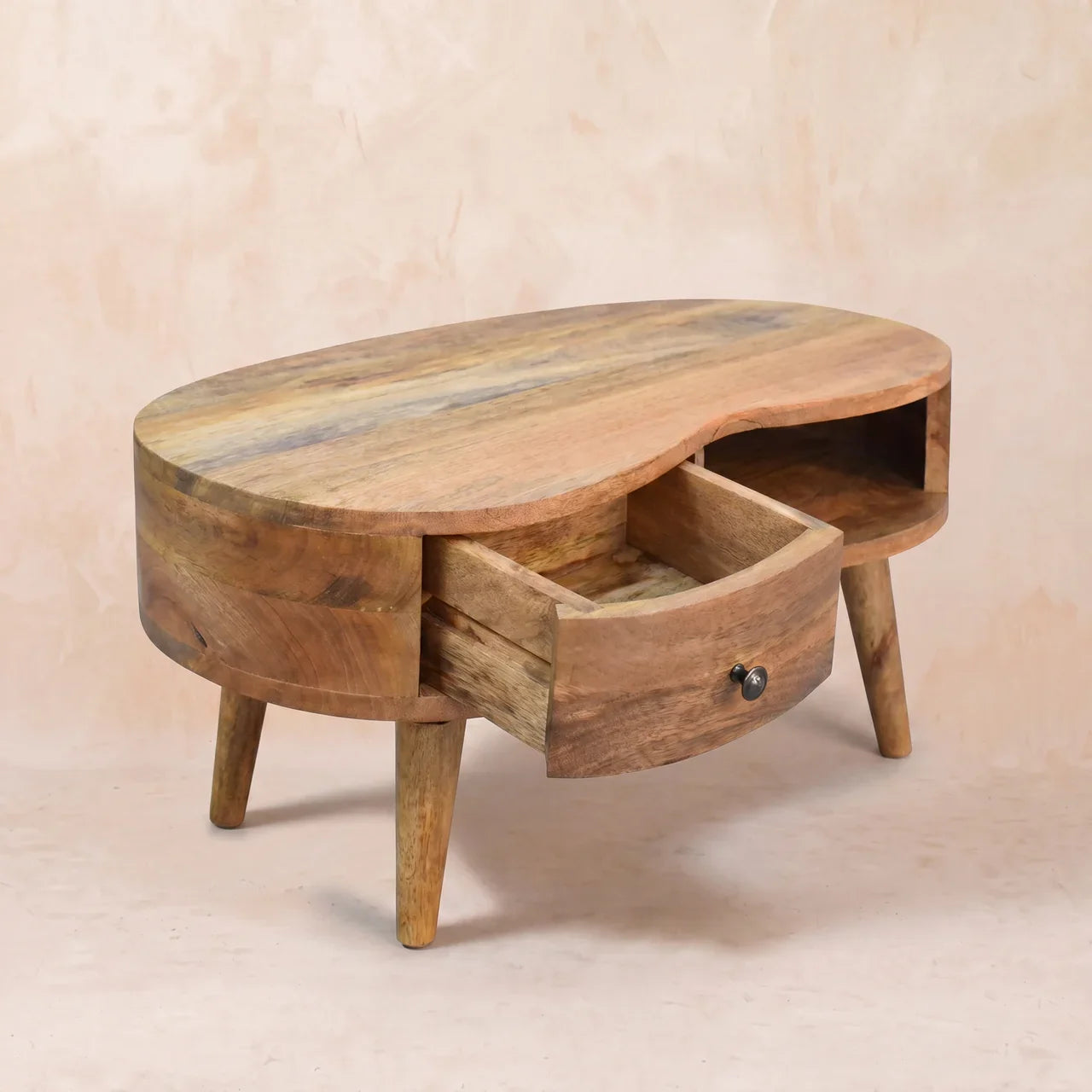 Mini Oak-ish Wave Coffee Table