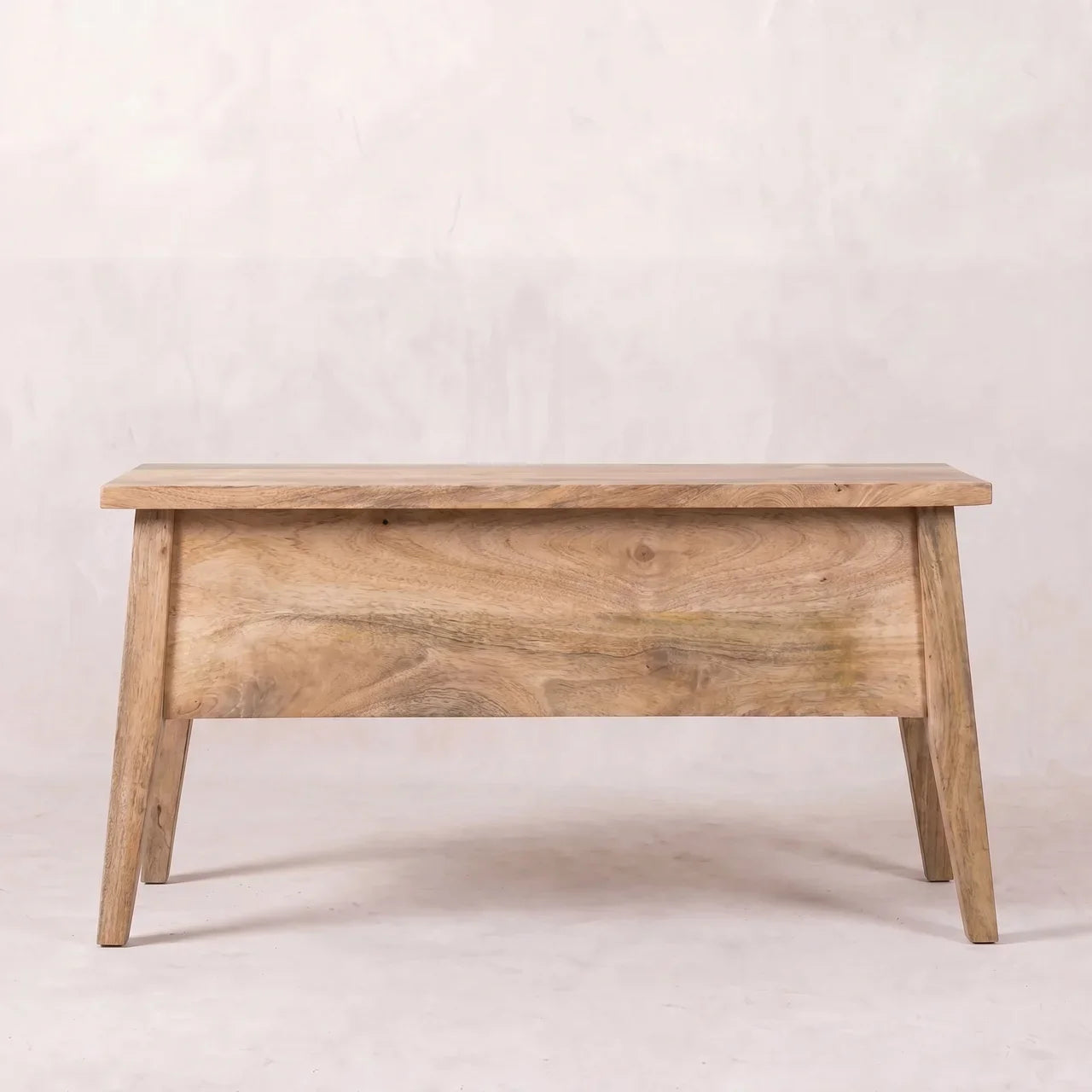 Solid Wood Lid Up Storage Bench
