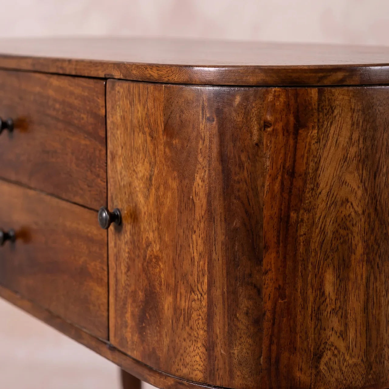 Grove Chestnut Mango Wood Console Table with Drawers