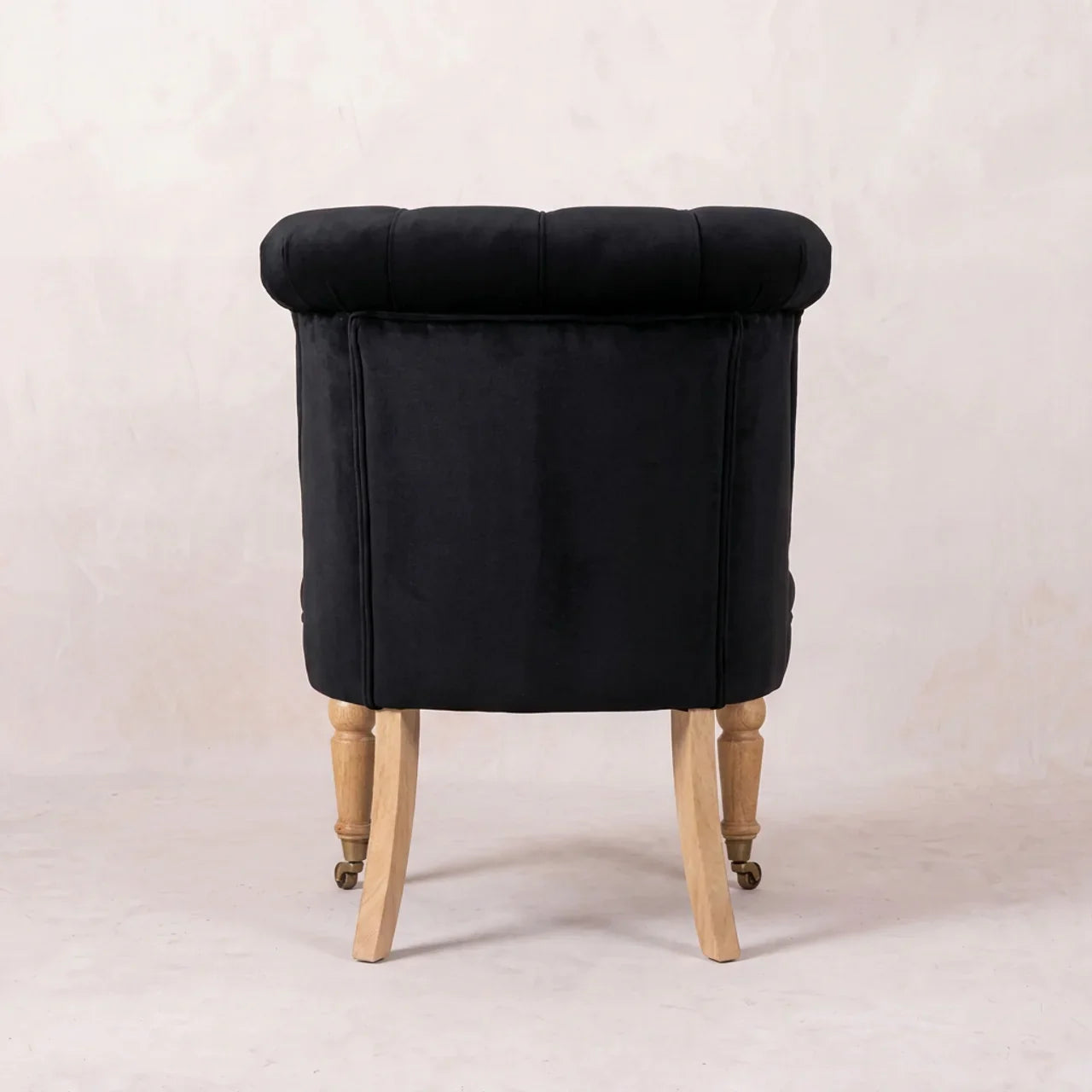 Black Velvet Accent Chair