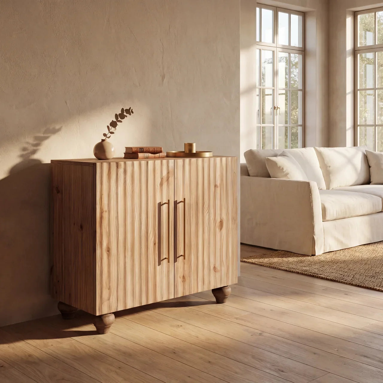 Sandgrain Pine & Mango Sideboard