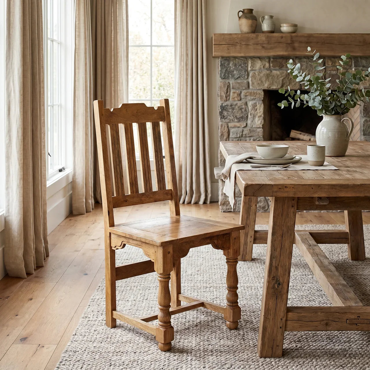 Granary Turned Dining Chair Set of 2