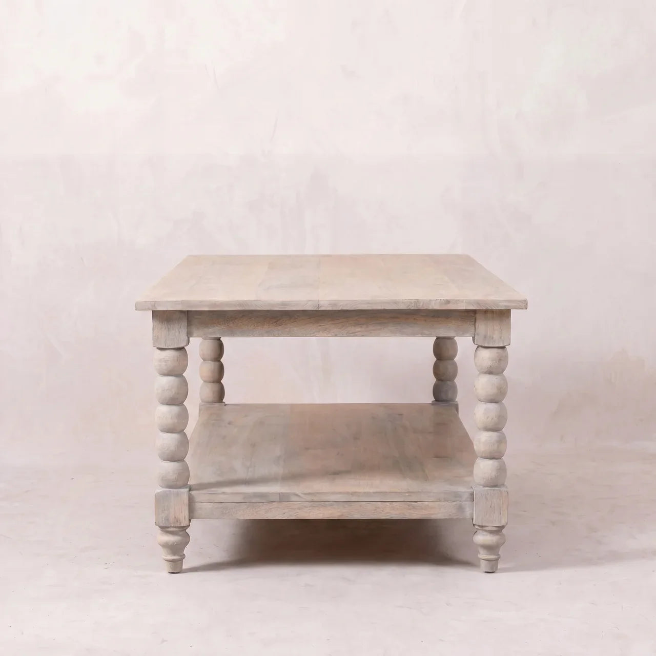 Solid Wood Acid Washed Coffee Table