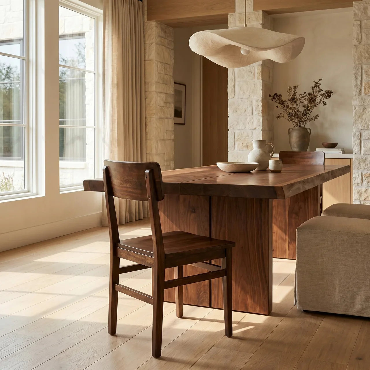 Classic Chestnut Dining Chair