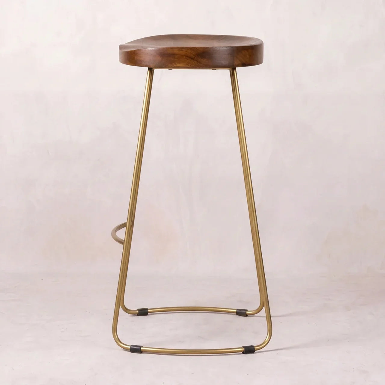 Gold Iron Bar Stool