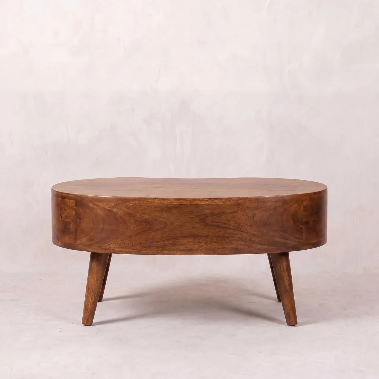 Mini Chesnut Wave Coffee Table
