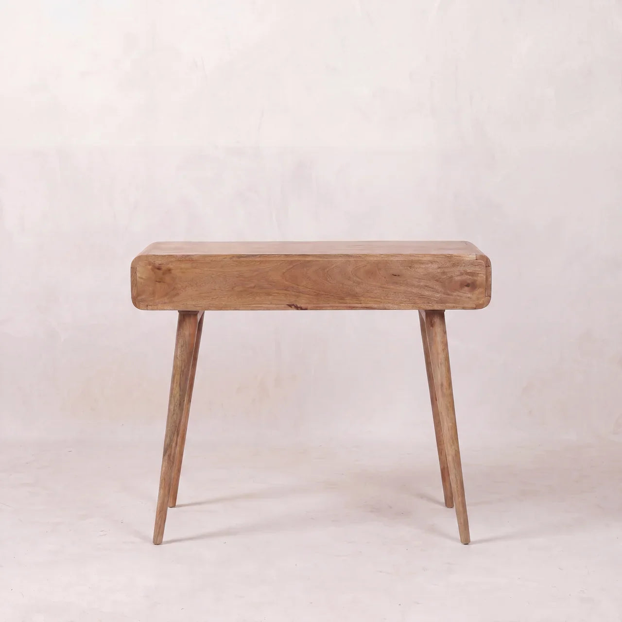 Curved Oak-ish Writing Desk