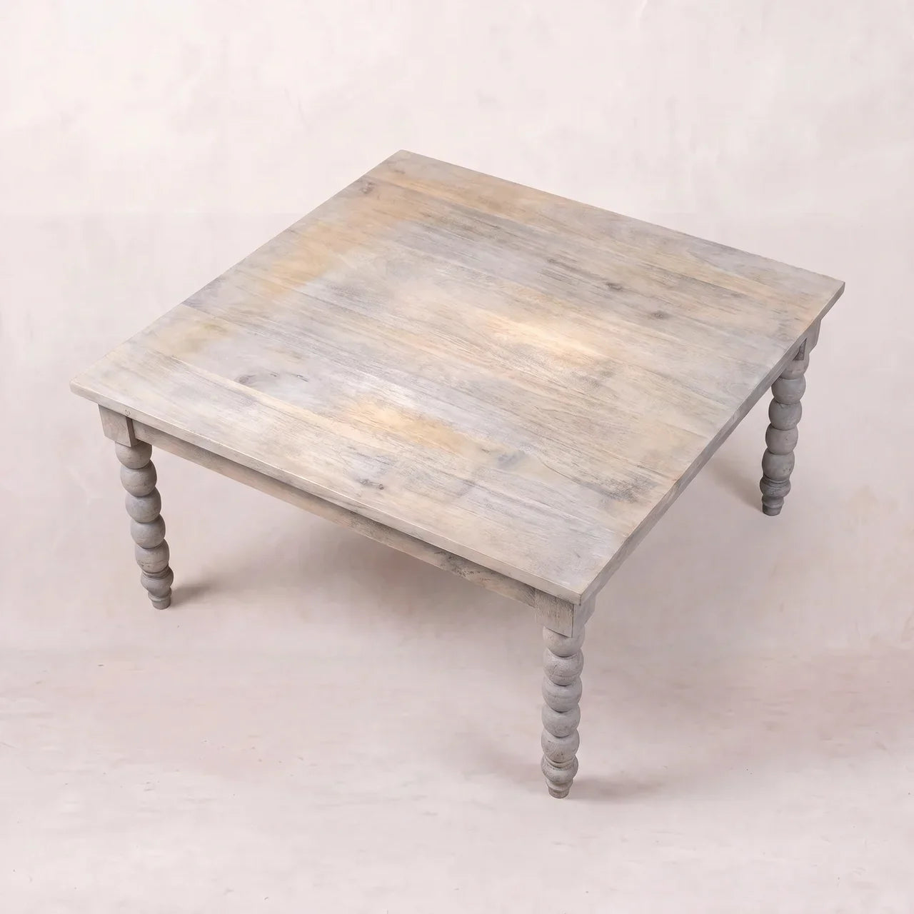 Spindle Acid Wash Coffee Table