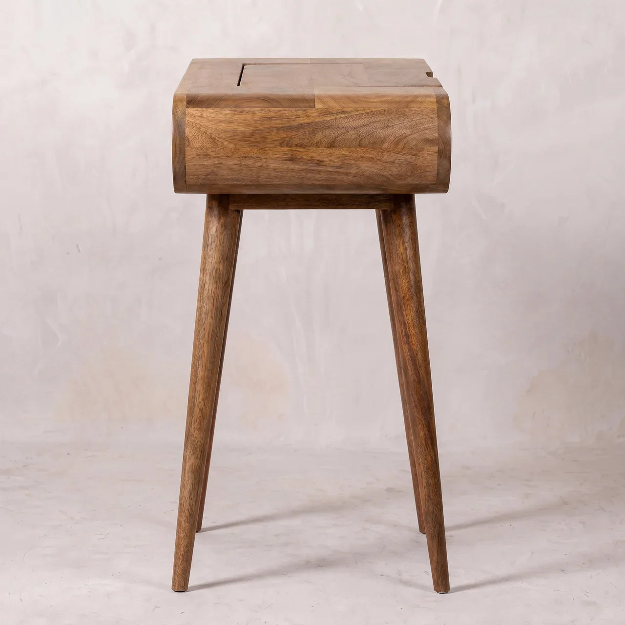 Mini Oak-ish Round Dressing Table