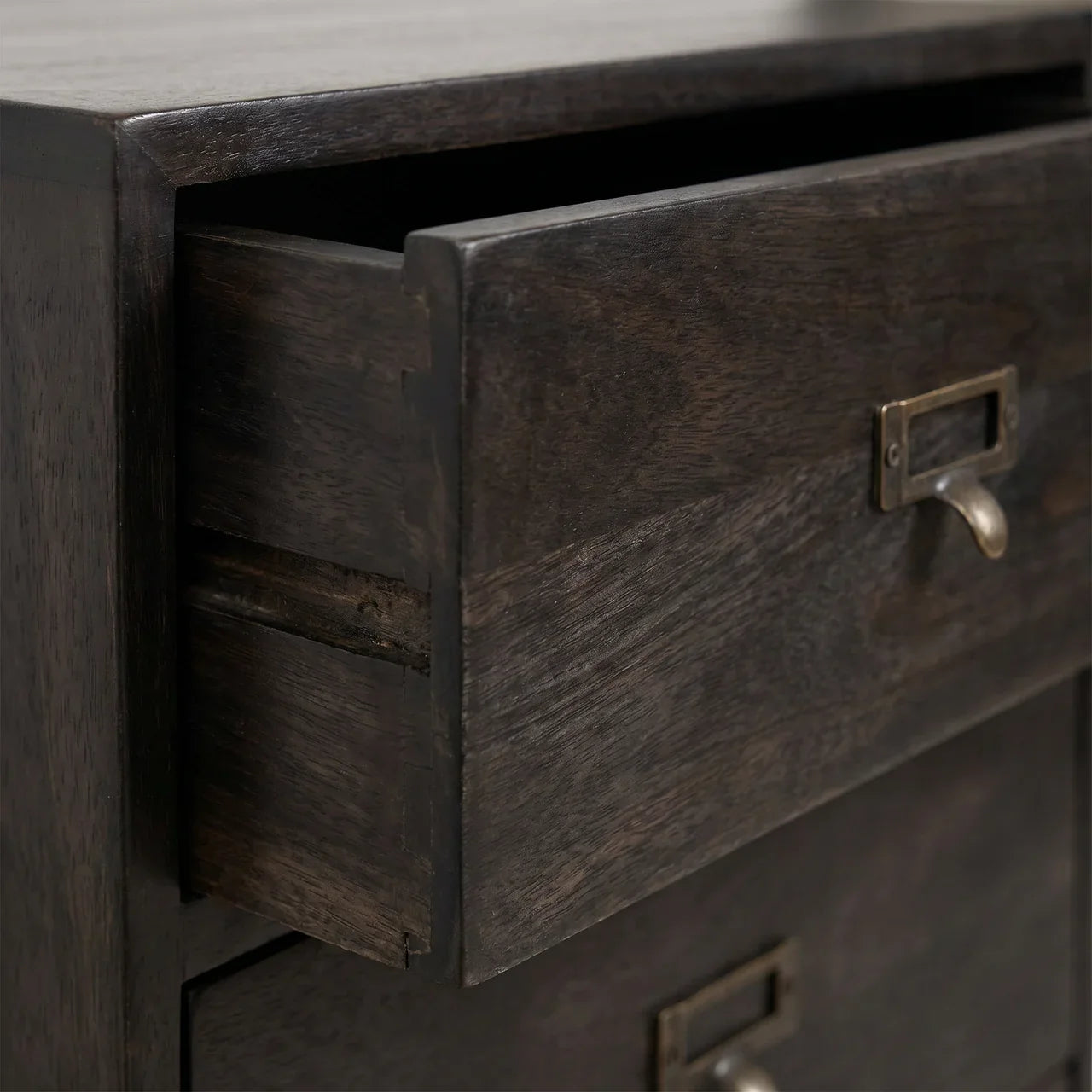 Ash-Black Filing Cabinet