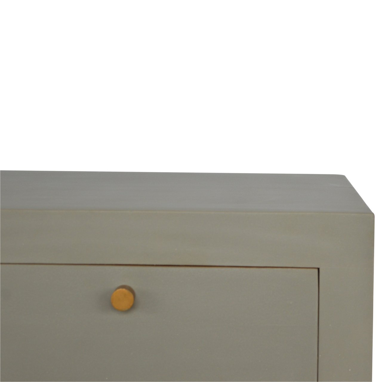 Cement Nightstand with Open Slot