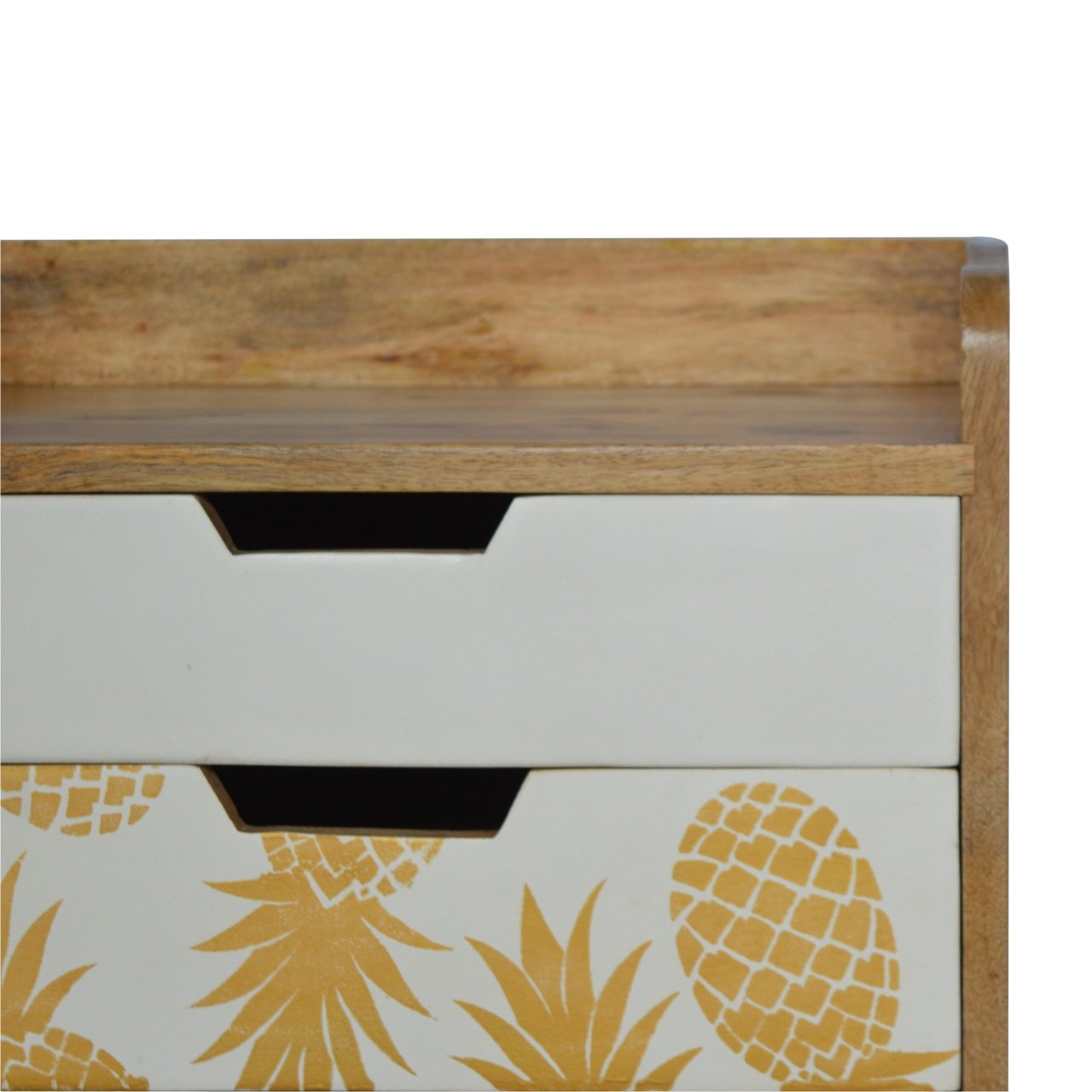 Pineapple Screen Printed Nightstand
