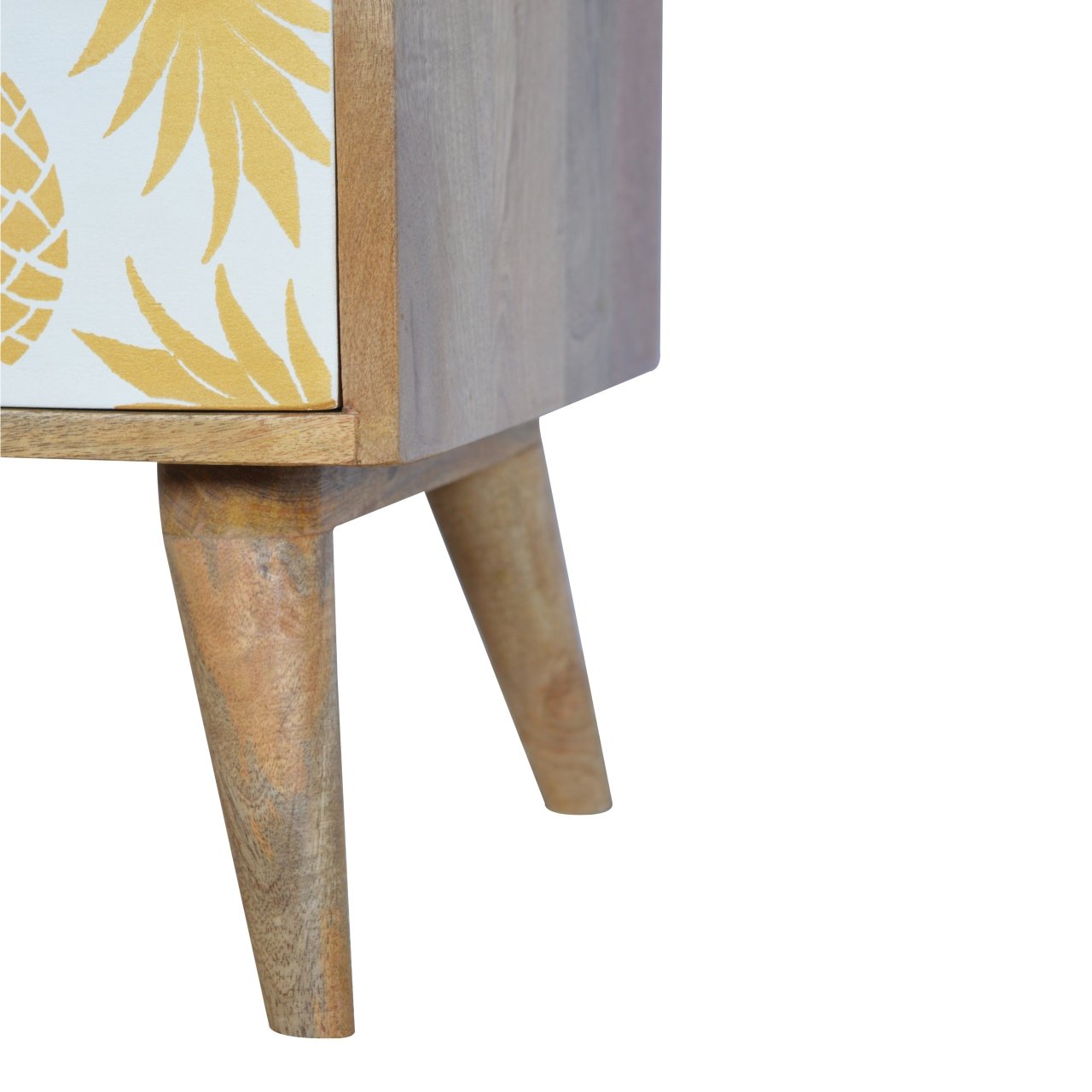 Pineapple Screen Printed Nightstand