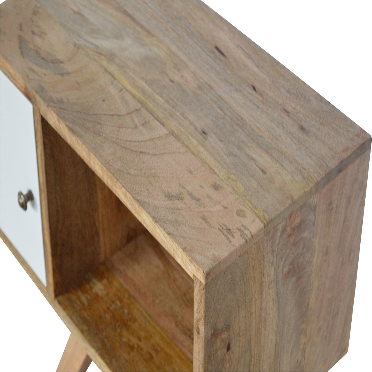 Solid Wood Tripod Nightstand
