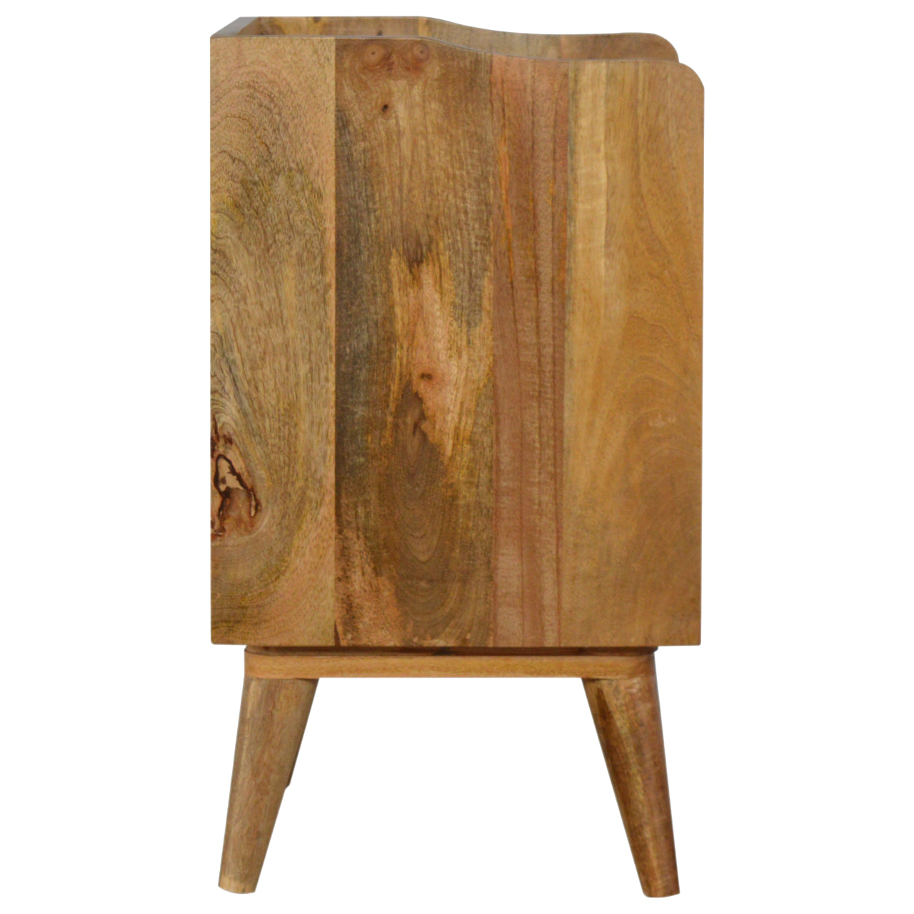 Grey and White Gradient Nightstand