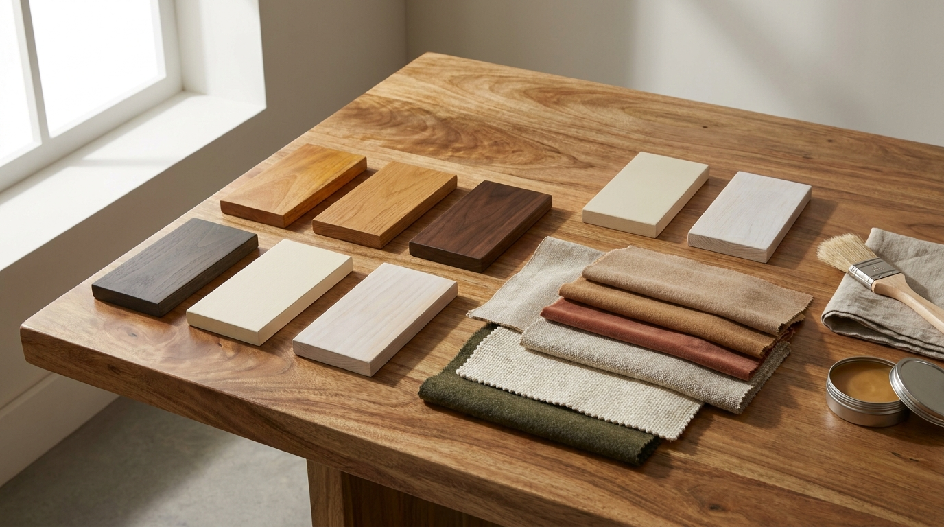 How to Customize Solid Wood Furniture Finishes and Fabrics