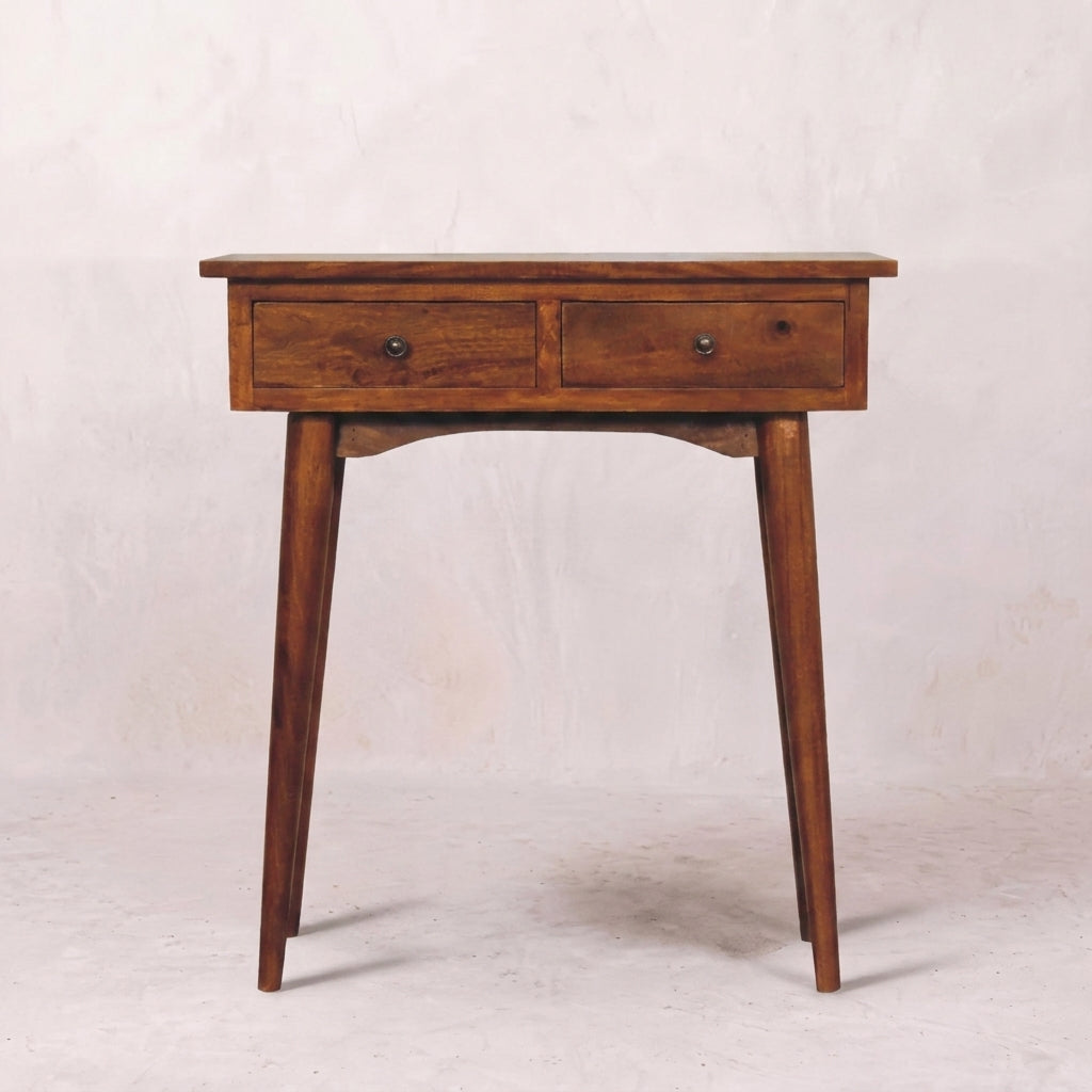Mini Chestnut Hallway Console