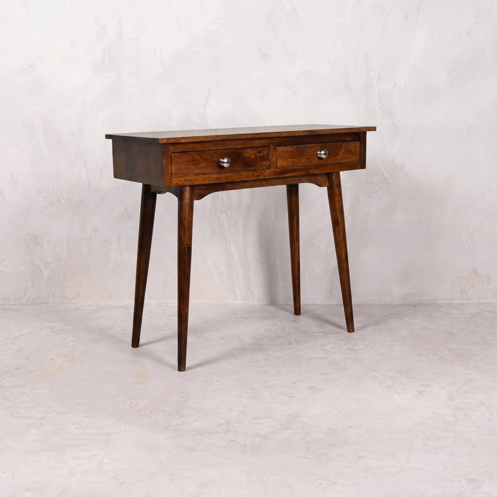 Chestnut Hallway 2 Drawer Console Table