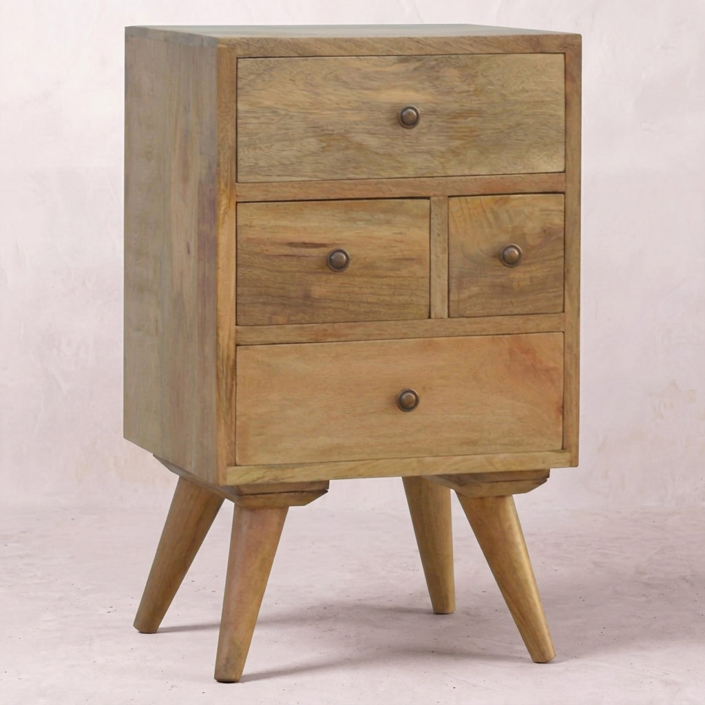 Nordic Style 4 Drawer Multi nightstand