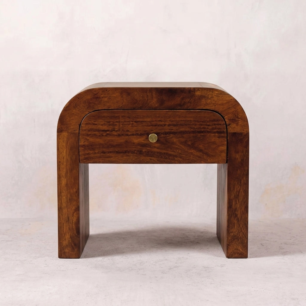 Solid Wood Chestnut nightstand
