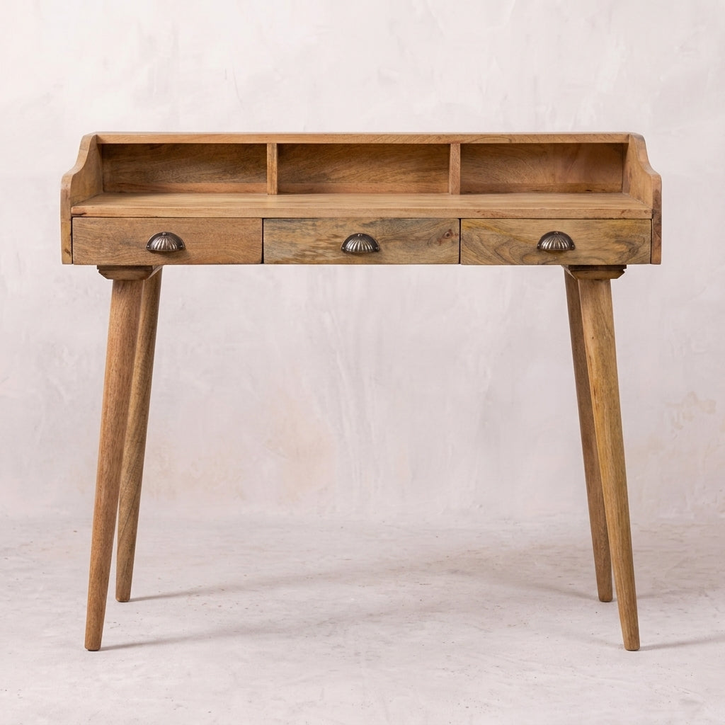 Gallery Back Shell Writing Desk
