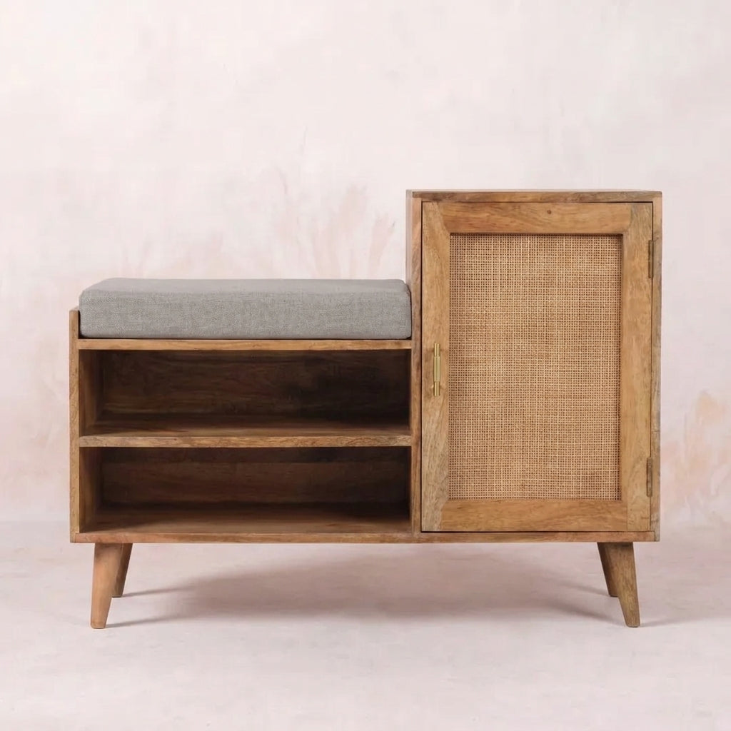 Larissa 2 slot Oak-ish Bench Unit