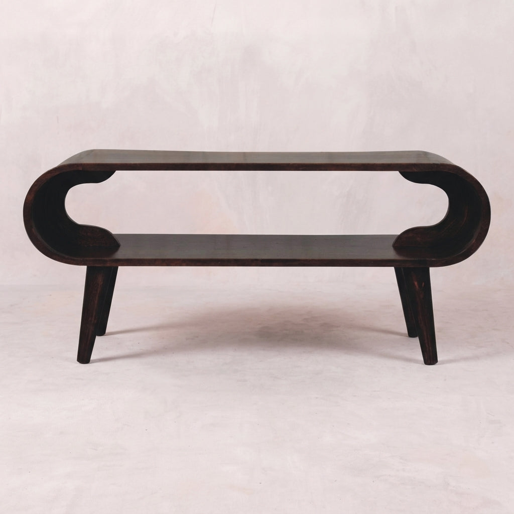 California Walnut Solid Wood Nordic Coffee Table