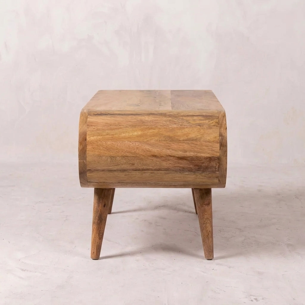 Oak-Ish Solid Wood Nordic Coffee Table