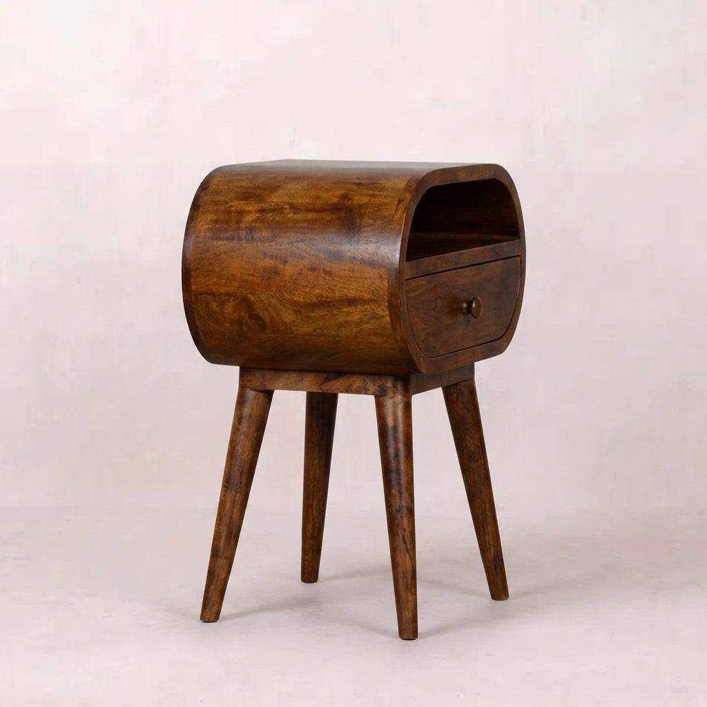 Chestnut 1 Drawer Nightstand