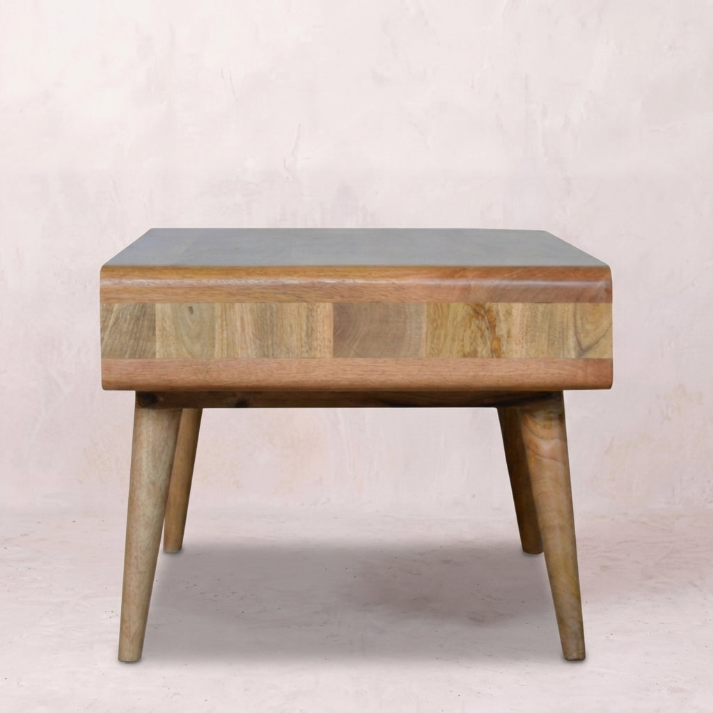 Curved Oak-ish Coffee Table