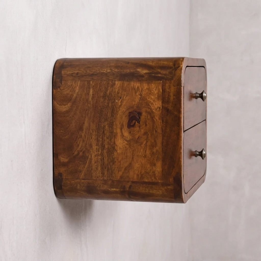 Floating Mini Chestnut nightstand