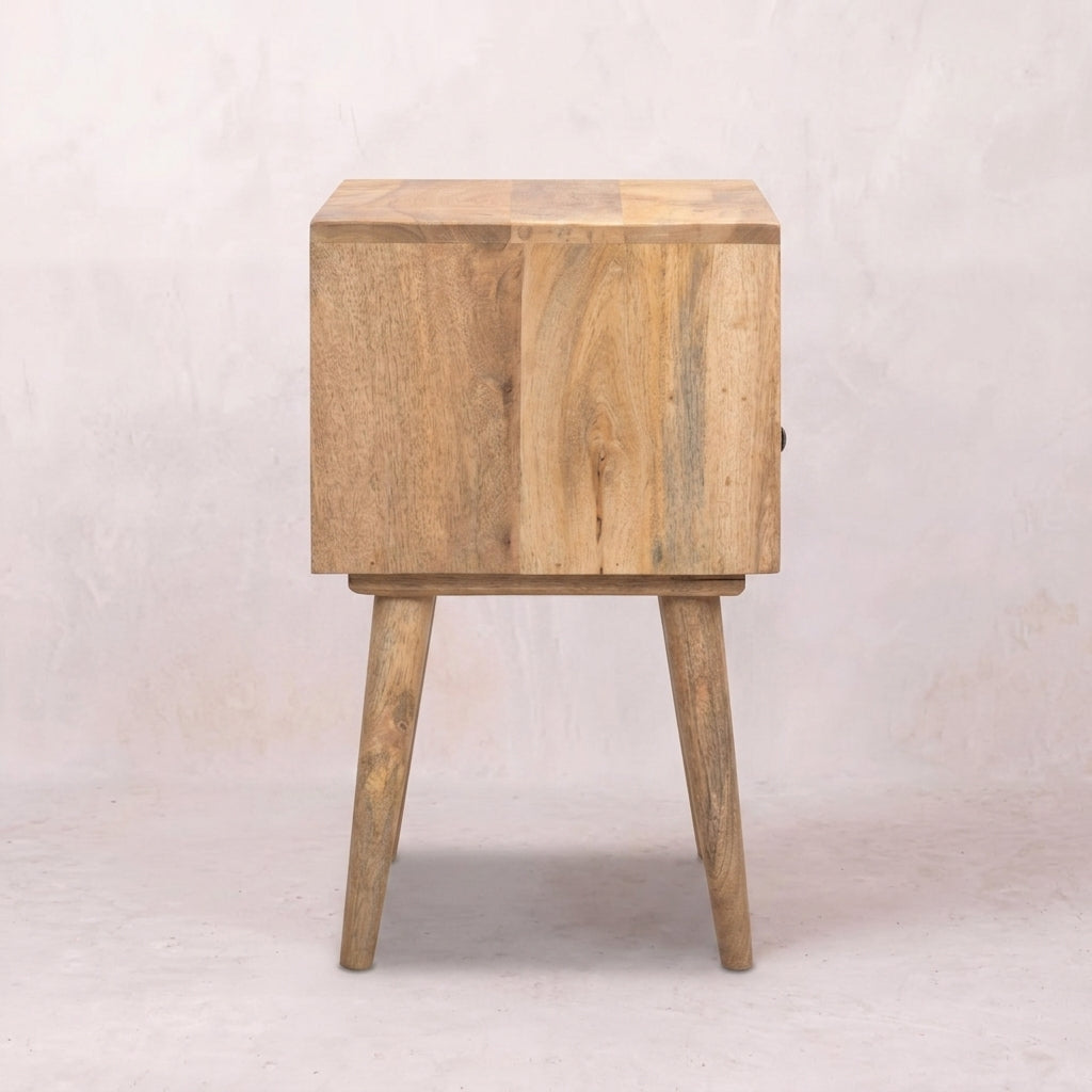 Modern Nightstand with Open Slot