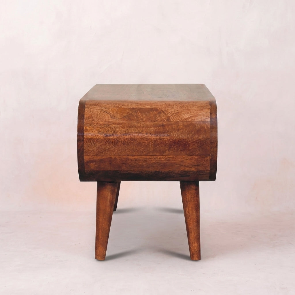 Amaya Nordic Style Honey Caramel Coffee Table