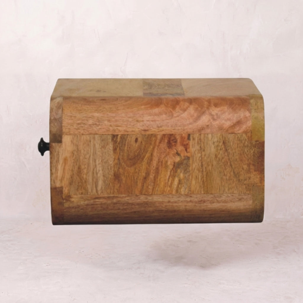 Avora Mini Wall-Mounted Oak-ish 1 Drawer Nightstand